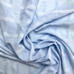 voal bleu texturat