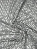 bumbac imprimeu geometric alb negru material ideal pentru camasi rochii si articole casual