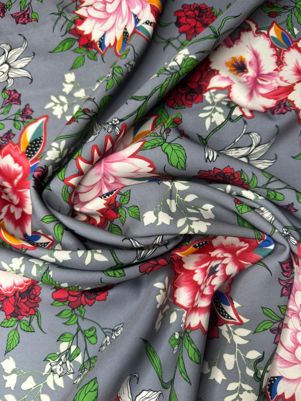 vascoza imprimeu floral gri vascoza imprimeu floral gri