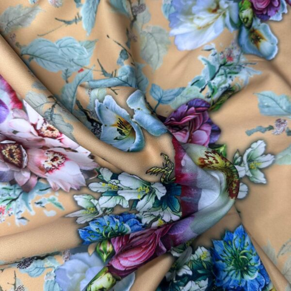 vascoza imprimeu floral bej