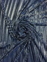 material plisat lurex bleumarin