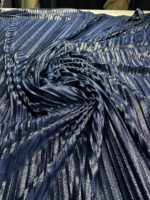 material plisat lurex bleumarin