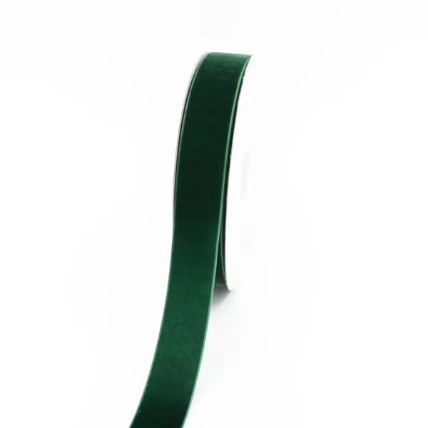 bandă catifea verde închis 3 cm