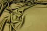 Tafta elastică premium olive couture - imagine 2
