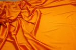 Tafta elastică premium portocaliu vibrant - imagine 2