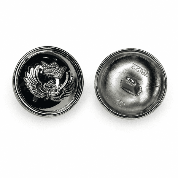 nasture decorativ argintiu 24 mm