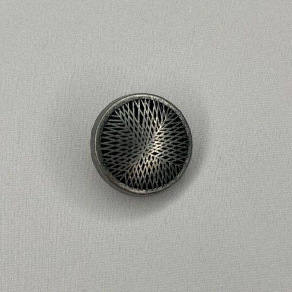 nasture decorativ argintiu antichizat 20 mm