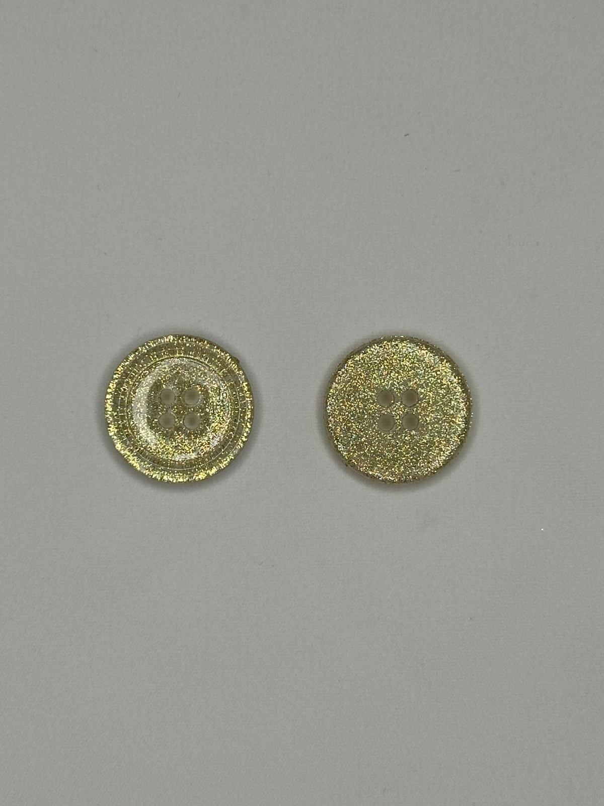 nasture decorativ auriu glitter 23 mm nasture decorativ auriu glitter 23 mm