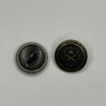 Nasture decorativ metalic bronz emblemă ornamentală 20 mm